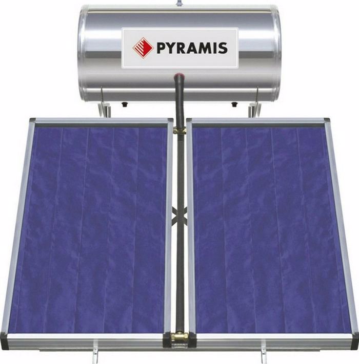 ILIAKOS ThERMOSIFONAS EPILEKTIKOu SuLLEKTI PYRAMIS 160Lt/3m² DIPLIS ENERGIAS 026000405